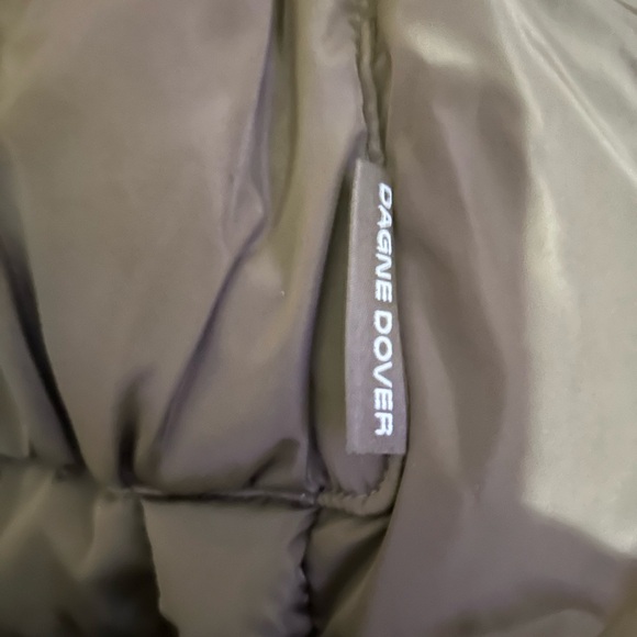 Dagne Dover Kal Puff Drawstring Tote in Brown NWOT - Picture 3 of 5